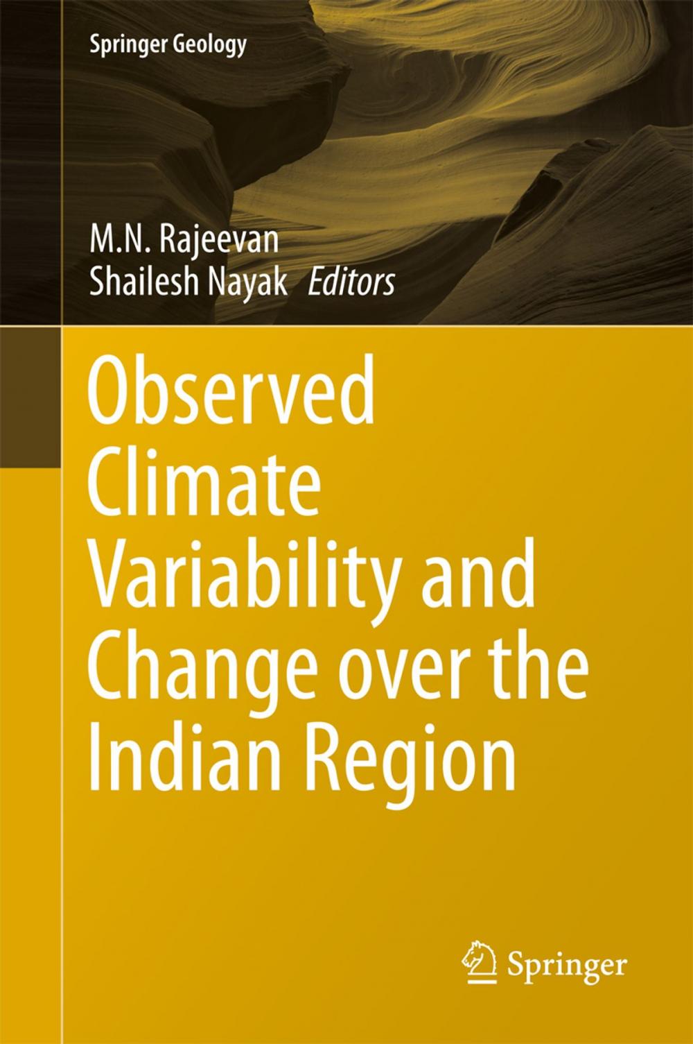 Big bigCover of Observed Climate Variability and Change over the Indian Region