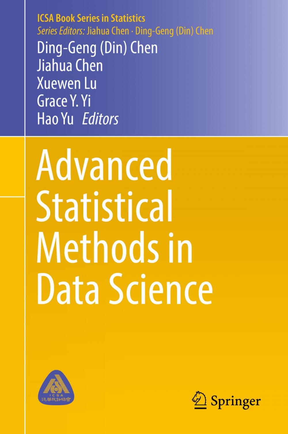 Big bigCover of Advanced Statistical Methods in Data Science