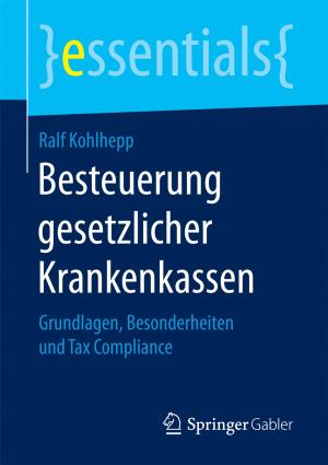 Cover of the book Besteuerung gesetzlicher Krankenkassen by Gundbert Scherf