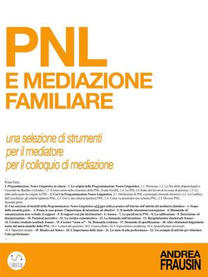 Book cover of PNL e mediazione familiare