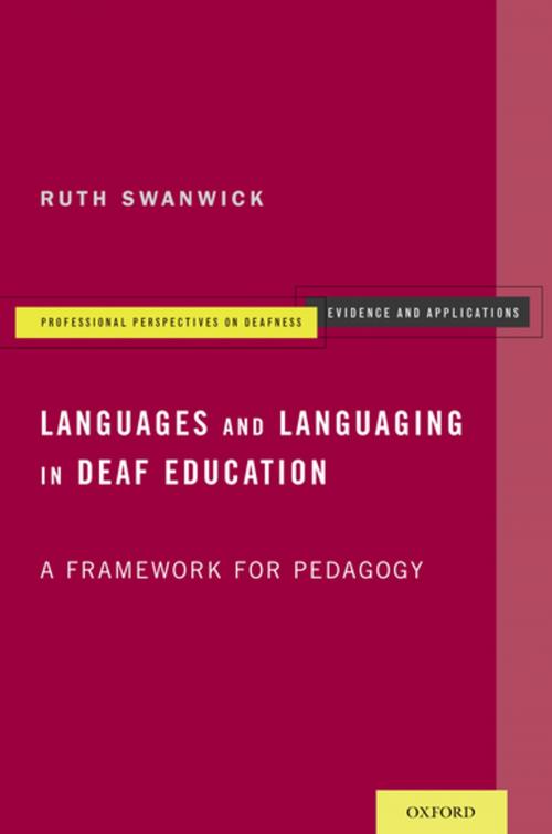 Cover of the book Languages and Languaging in Deaf Education by Ruth Swanwick, Oxford University Press