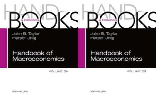 Cover of the book Handbook of Macroeconomics by , Elsevier Science