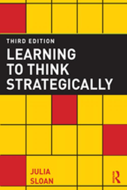 Cover of the book Learning to Think Strategically by Julia Sloan, Taylor and Francis