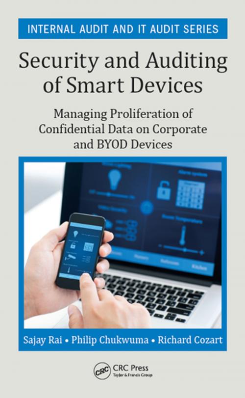 Cover of the book Security and Auditing of Smart Devices by Sajay Rai, Philip Chukwuma, Richard Cozart, CRC Press