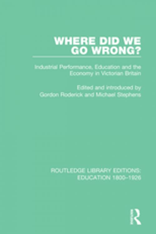 Cover of the book Where Did We Go Wrong? by , Taylor and Francis