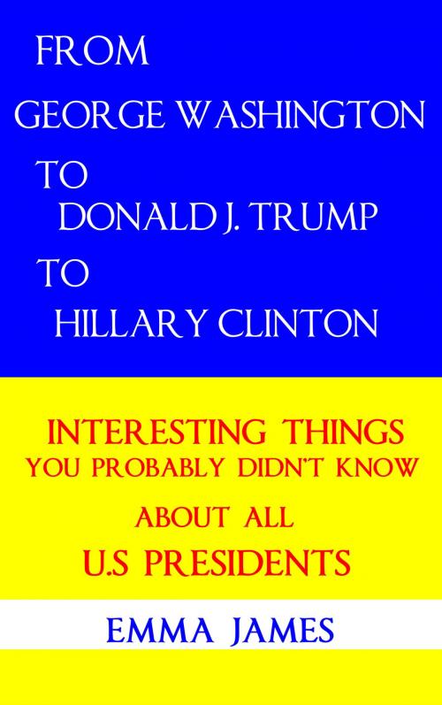 Cover of the book From George Washington to Donald J. Trump to Hillary Clinton: Interesting Things You Probably Didn’t Know About All US Presidents by Emma James, Brian Mulipah