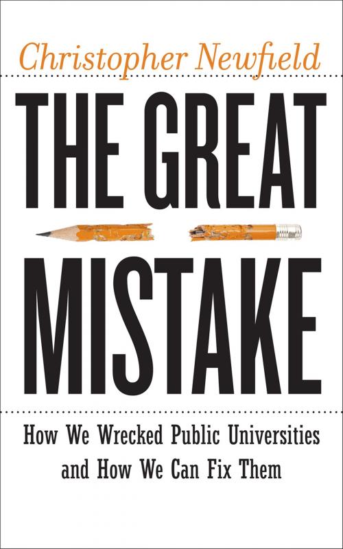 Cover of the book The Great Mistake by Christopher Newfield, Johns Hopkins University Press