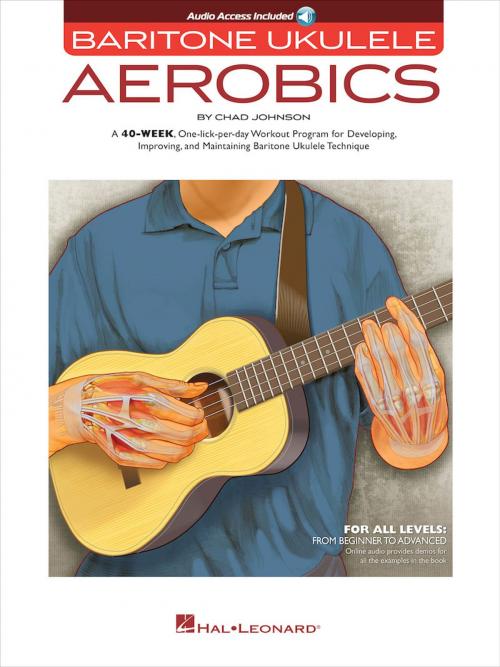 Cover of the book Baritone Ukulele Aerobics by Chad Johnson, Hal Leonard