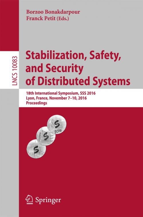 Cover of the book Stabilization, Safety, and Security of Distributed Systems by , Springer International Publishing