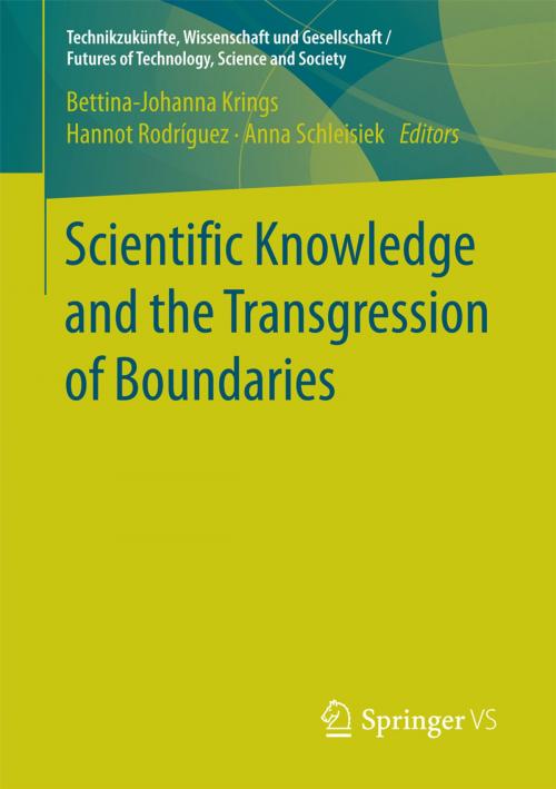 Cover of the book Scientific Knowledge and the Transgression of Boundaries by , Springer Fachmedien Wiesbaden