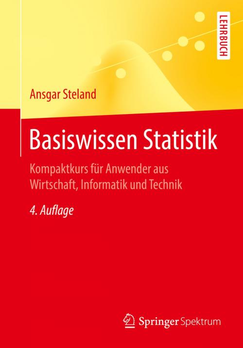 Cover of the book Basiswissen Statistik by Ansgar Steland, Springer Berlin Heidelberg