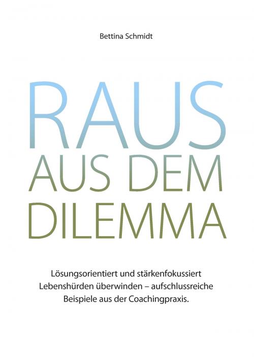 Cover of the book Raus aus dem Dilemma by Bettina Schmidt, Books on Demand