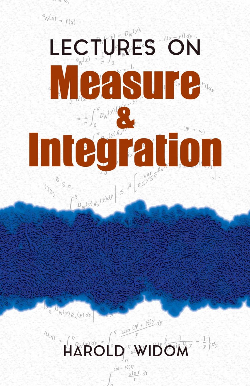 Big bigCover of Lectures on Measure and Integration