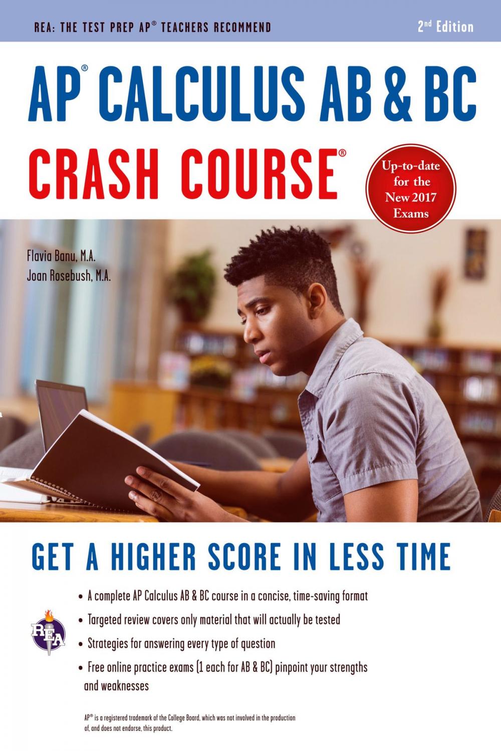 Big bigCover of AP® Calculus AB & BC Crash Course Book + Online