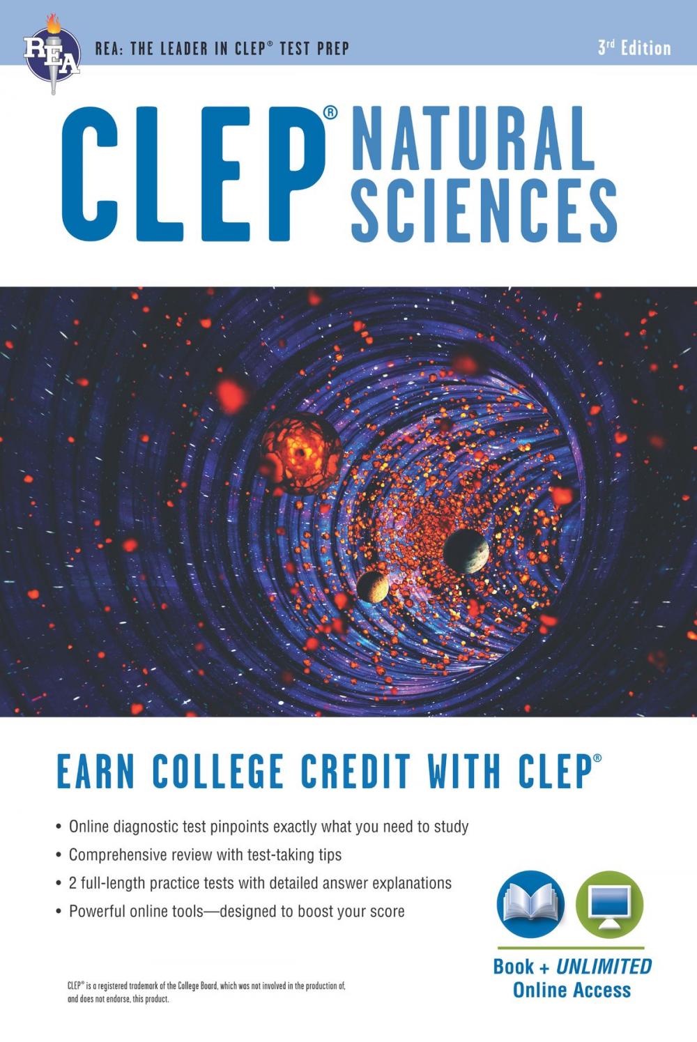 Big bigCover of CLEP® Natural Sciences Book + Online