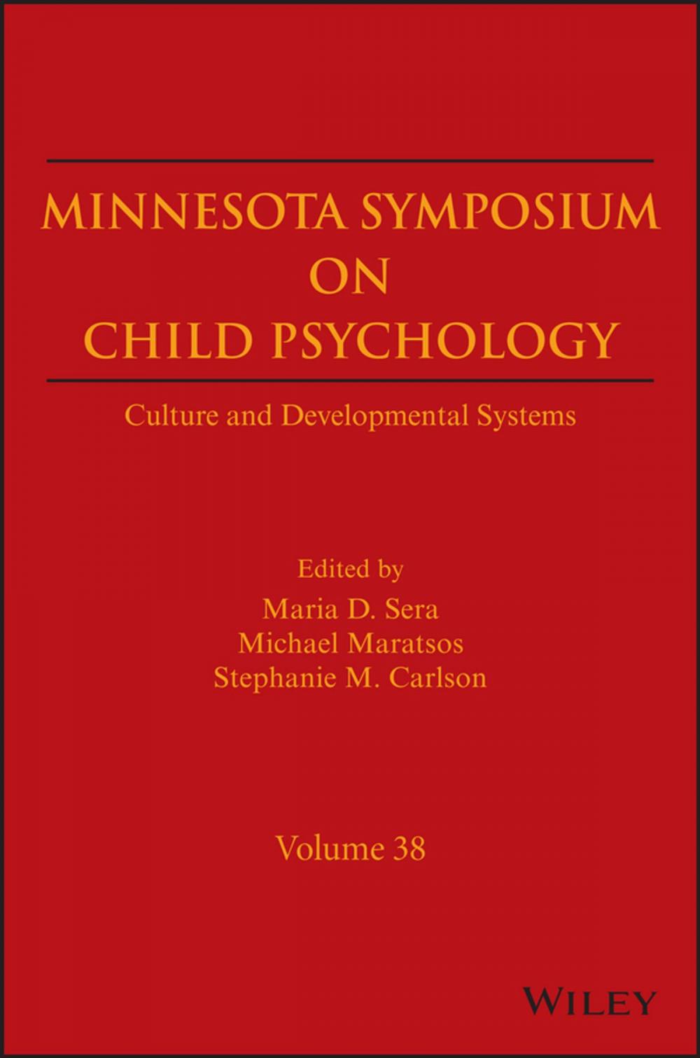 Big bigCover of Minnesota Symposium on Child Psychology, Volume 38