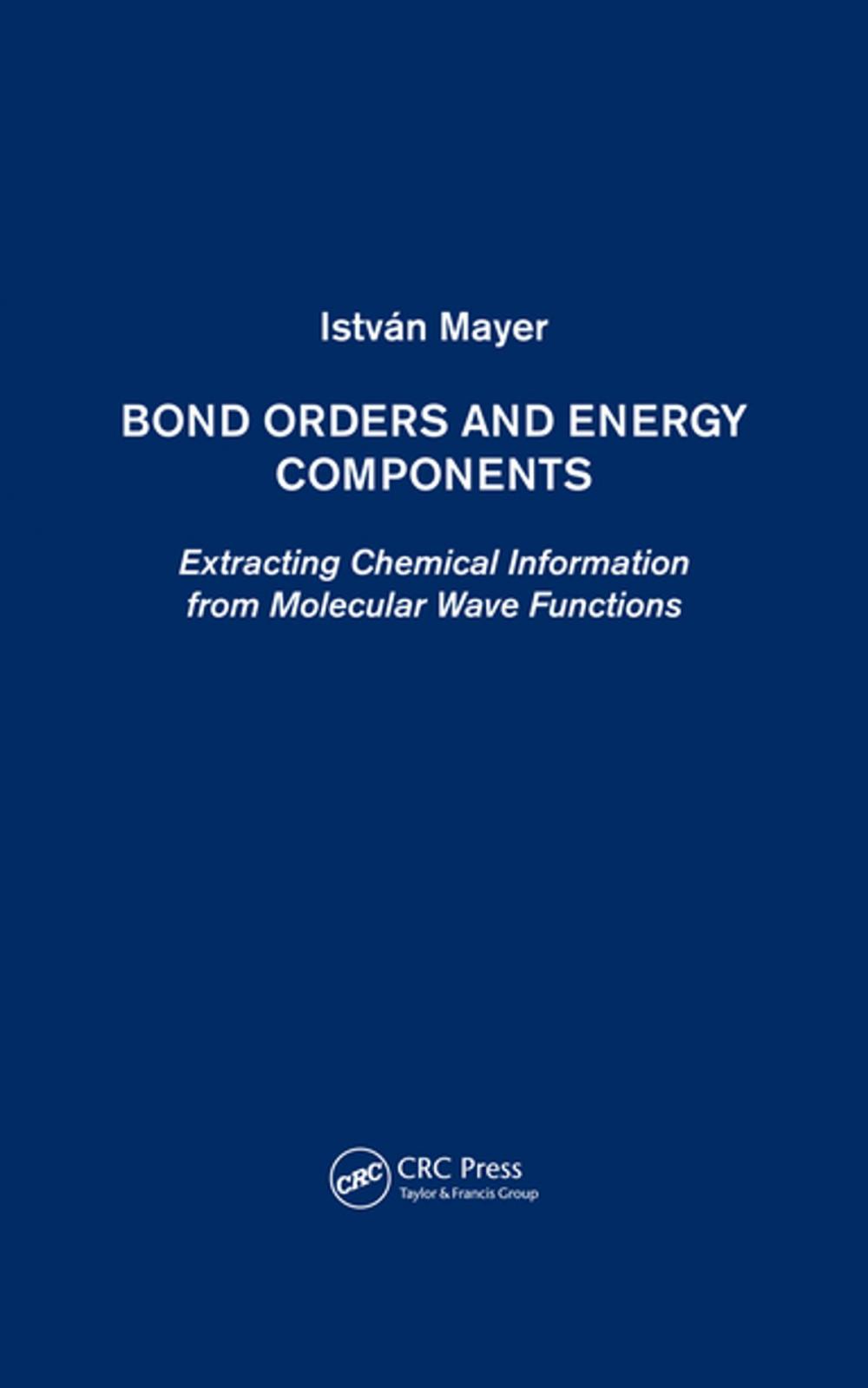 Big bigCover of Bond Orders and Energy Components