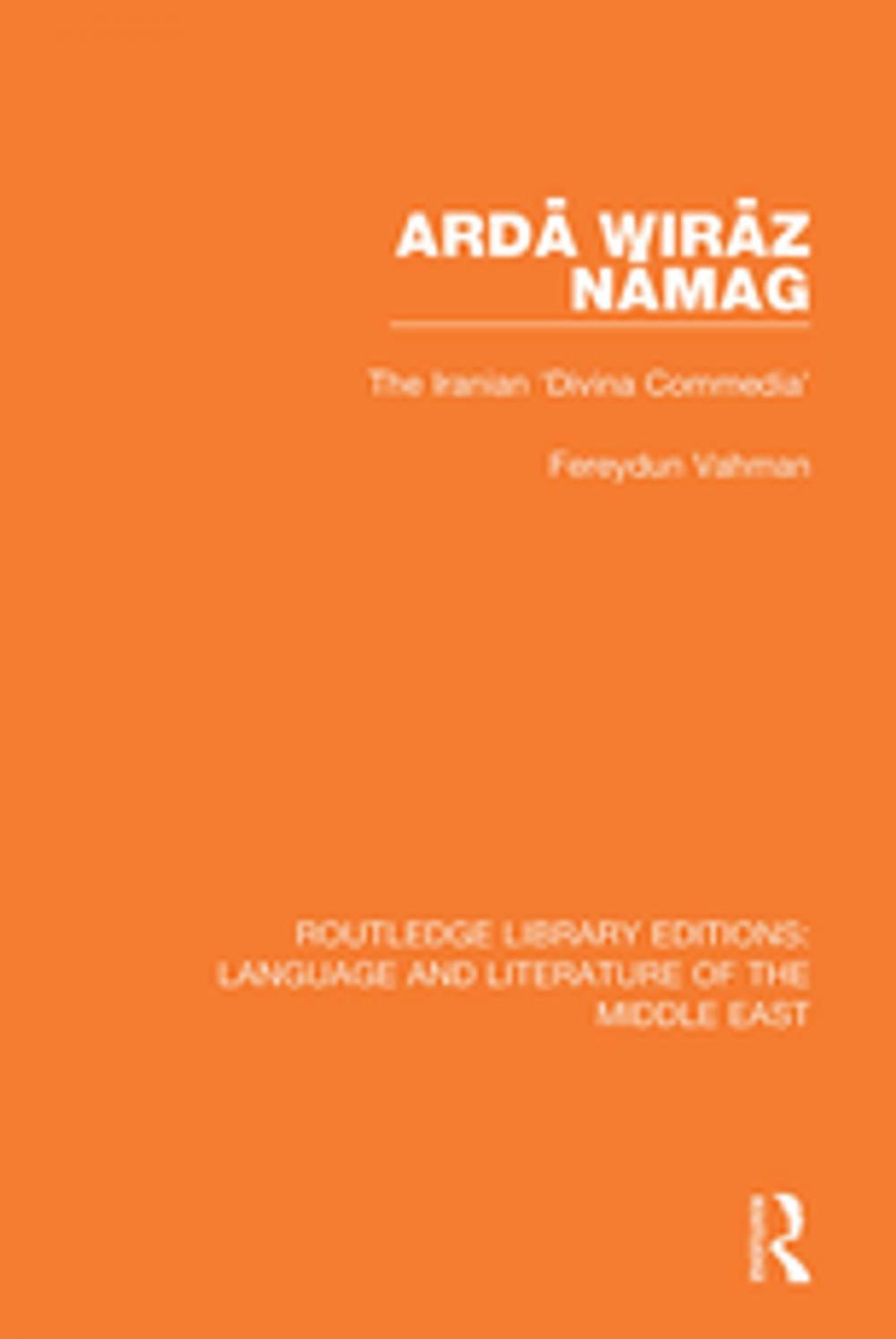 Big bigCover of Ardā Wirāz Nāmag