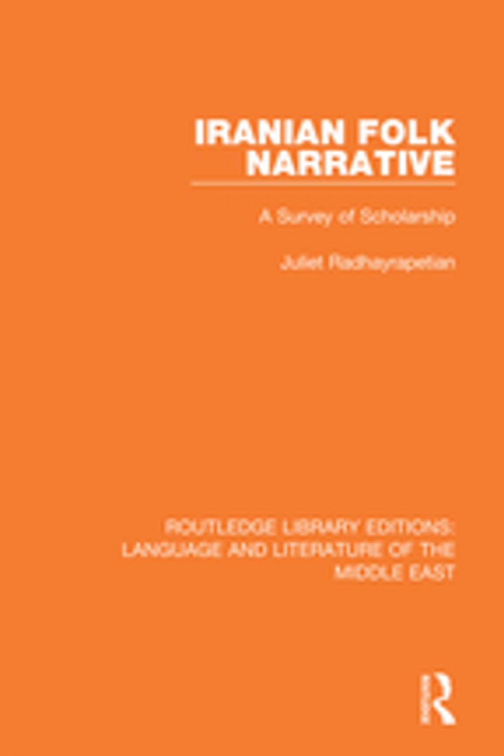 Big bigCover of Iranian Folk Narrative