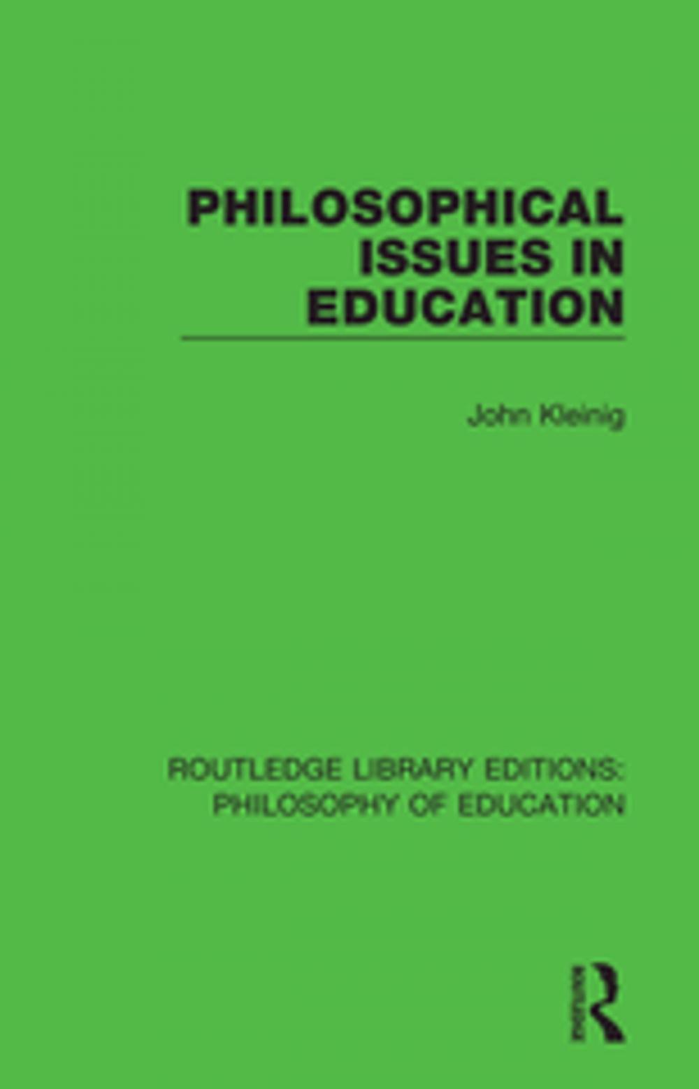 Big bigCover of Philosophical Issues in Education