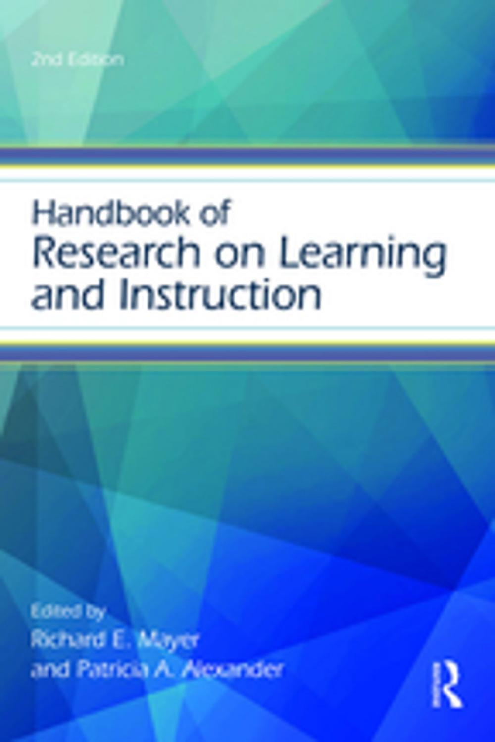 Big bigCover of Handbook of Research on Learning and Instruction