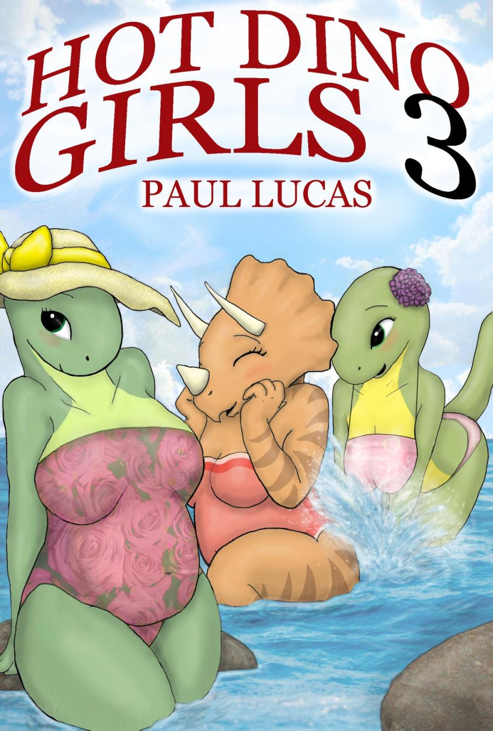 Big bigCover of Hot Dino Girls 3