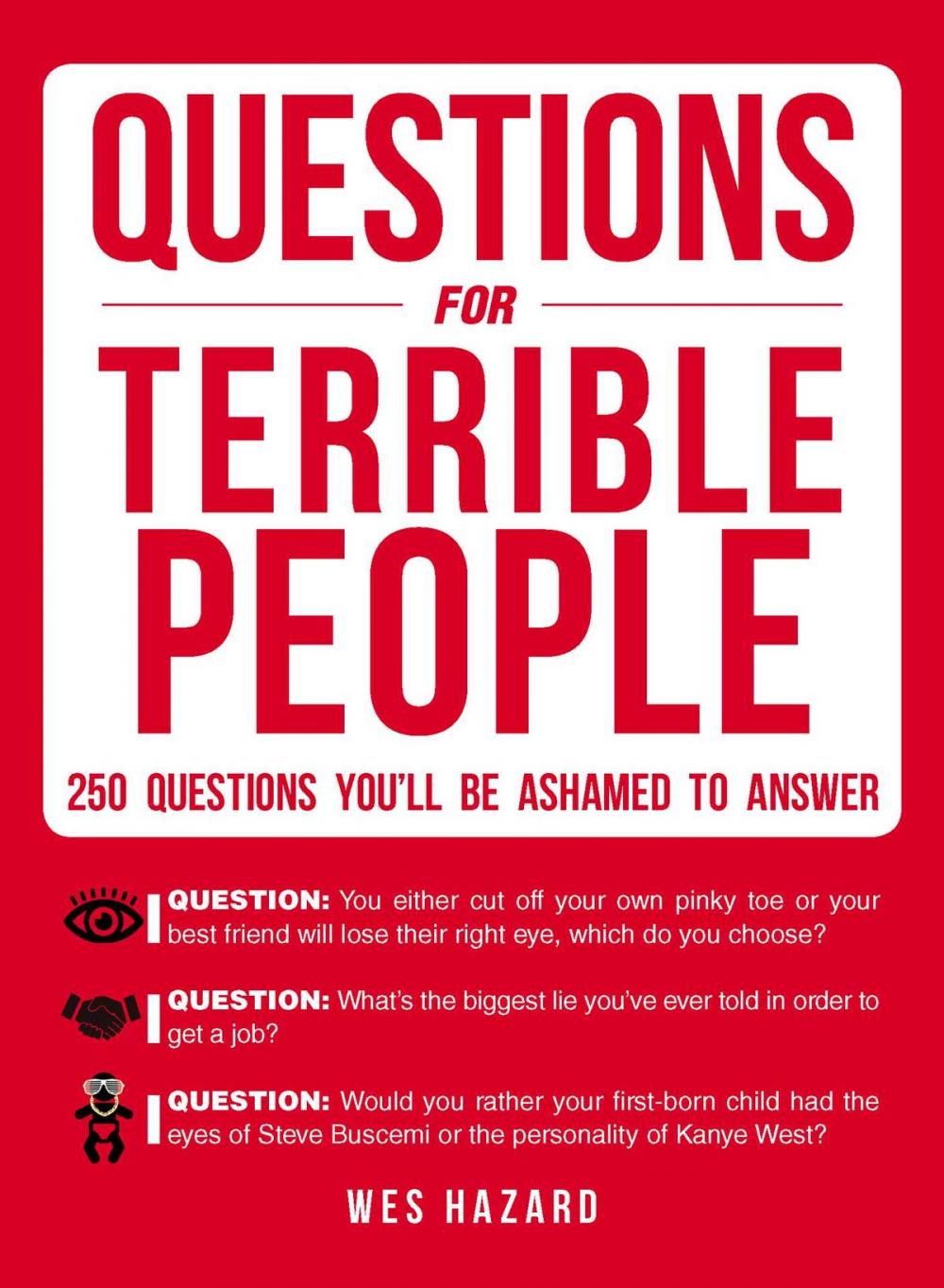 Big bigCover of Questions for Terrible People