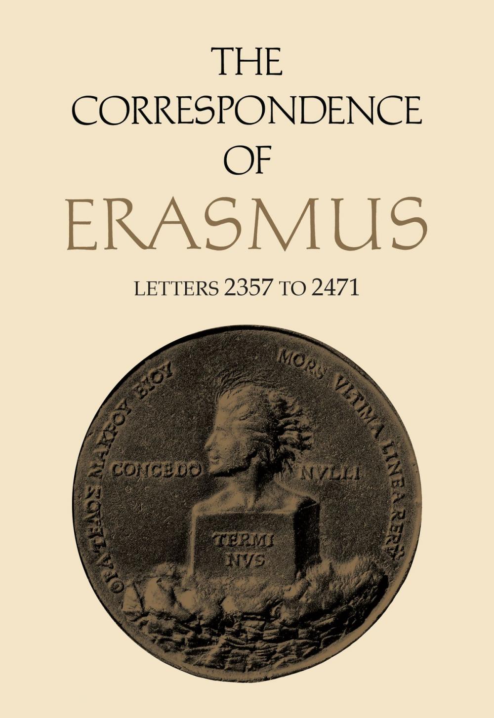 Big bigCover of The Correspondence of Erasmus