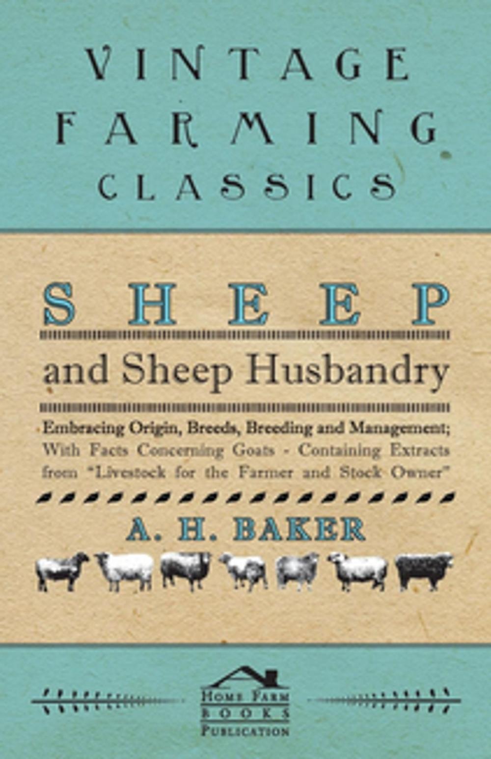 Big bigCover of Sheep and Sheep Husbandry - Embracing Origin, Breeds, Breeding and Management; With Facts Concerning Goats - Containing Extracts from Livestock for the Farmer and Stock Owner