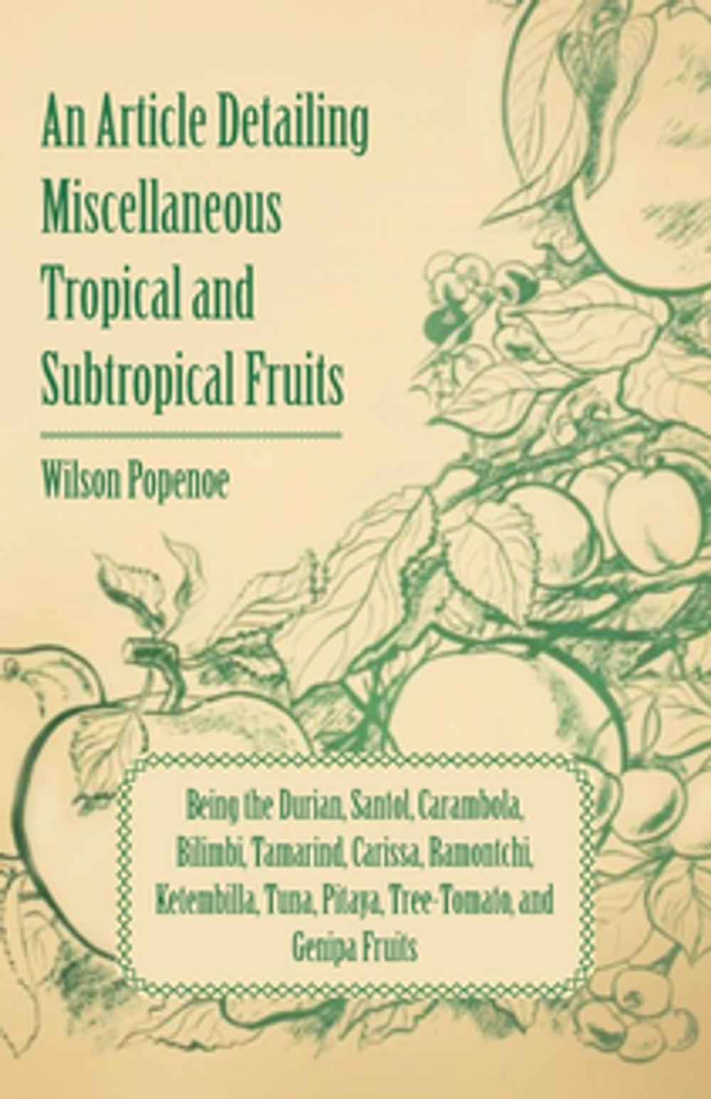 Big bigCover of An Article Detailing Miscellaneous Tropical and Subtropical Fruits