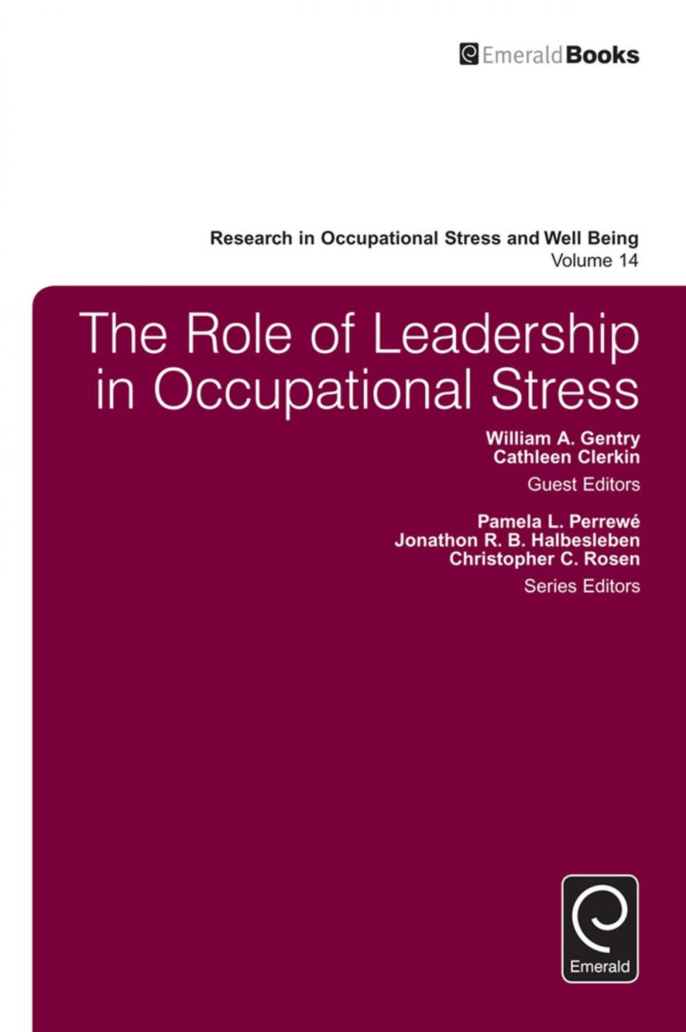 Big bigCover of The Role of Leadership in Occupational Stress