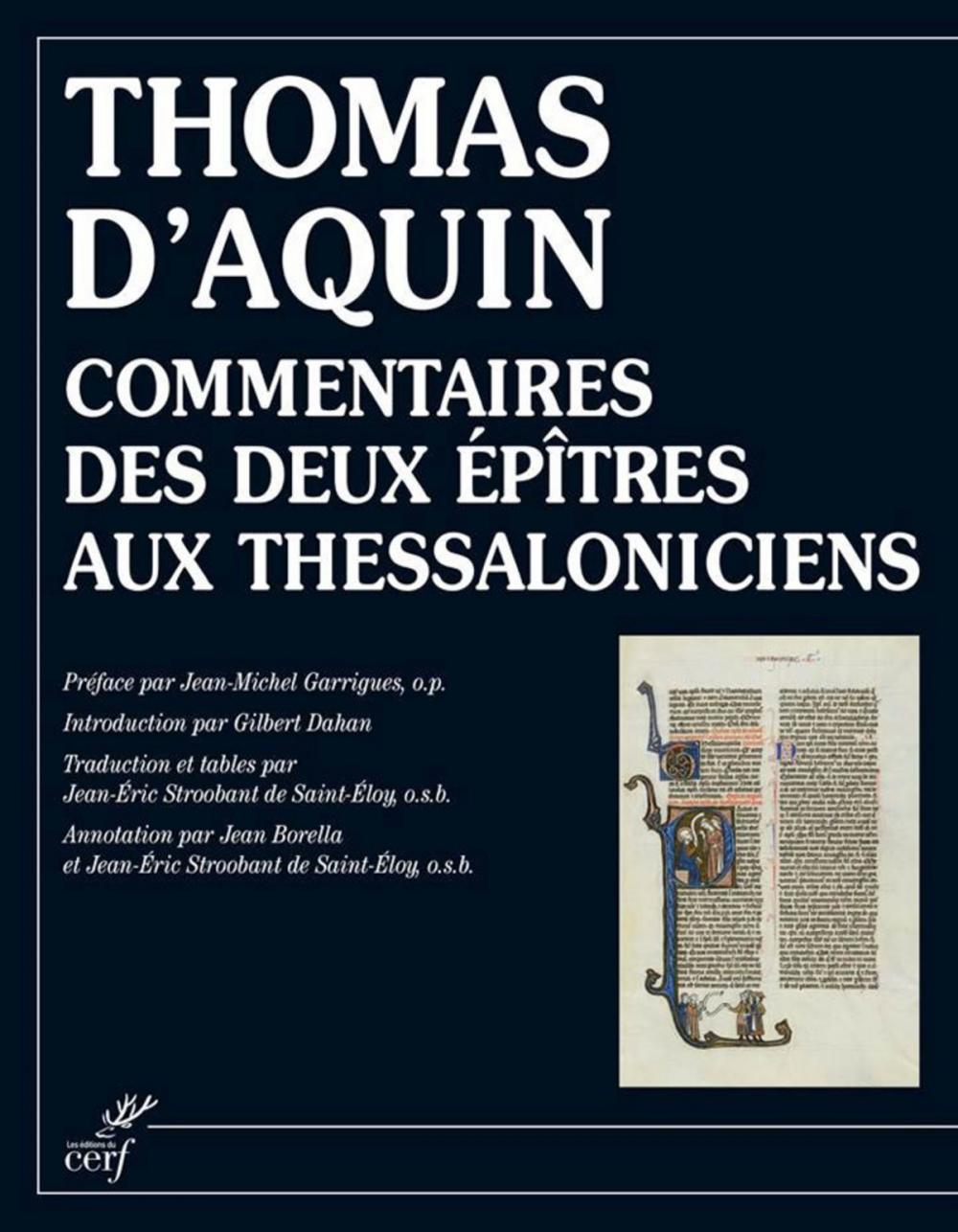 Big bigCover of Commentaires des deux épîtres aux Thessaloniciens