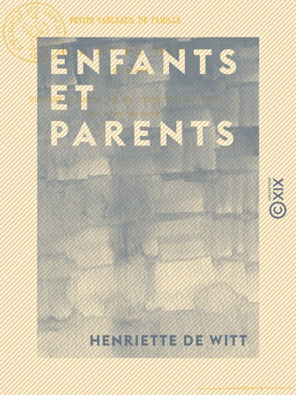 Big bigCover of Enfants et Parents - Petits tableaux de famille