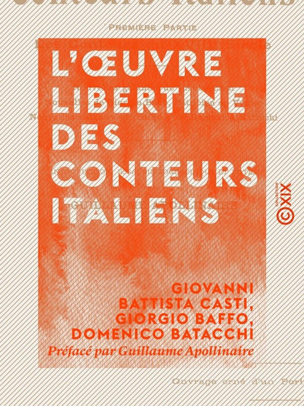 Big bigCover of L'OEuvre libertine des conteurs italiens