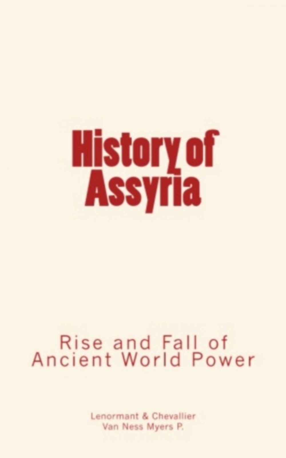 Big bigCover of History of Assyria