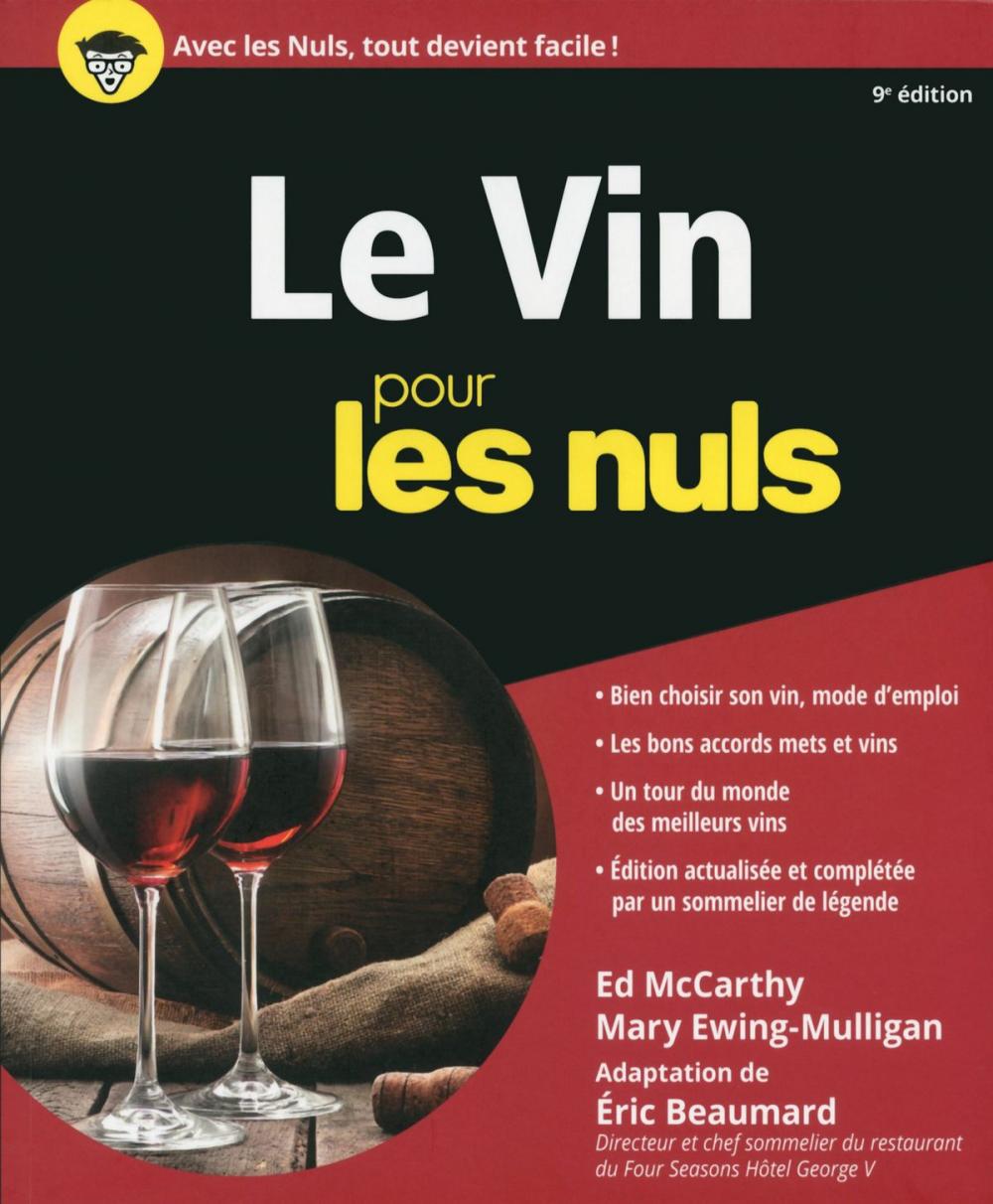 Big bigCover of Le Vin pour les Nuls, 9e édition