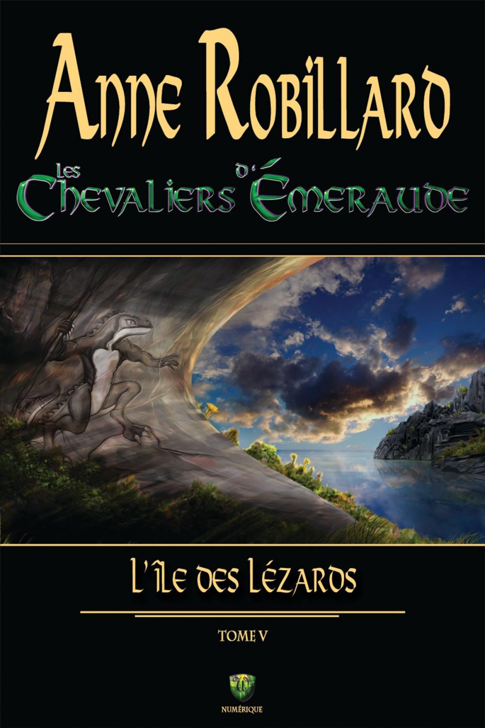 Big bigCover of Les Chevaliers d'Émeraude 05 : L'île des lézards