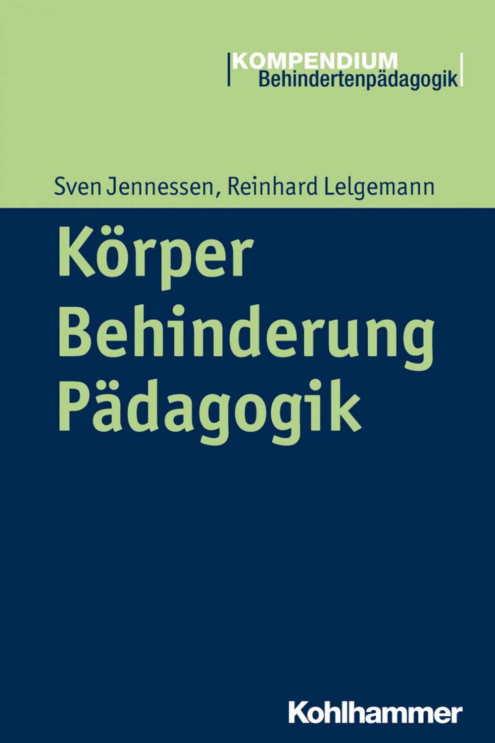 Big bigCover of Körper - Behinderung - Pädagogik