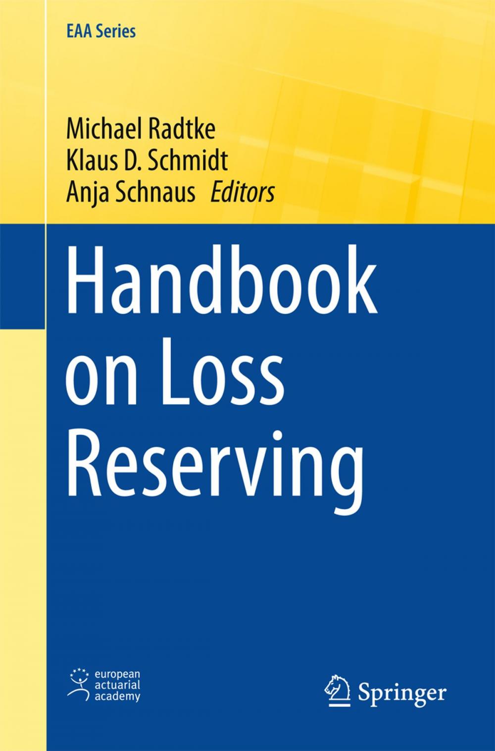 Big bigCover of Handbook on Loss Reserving