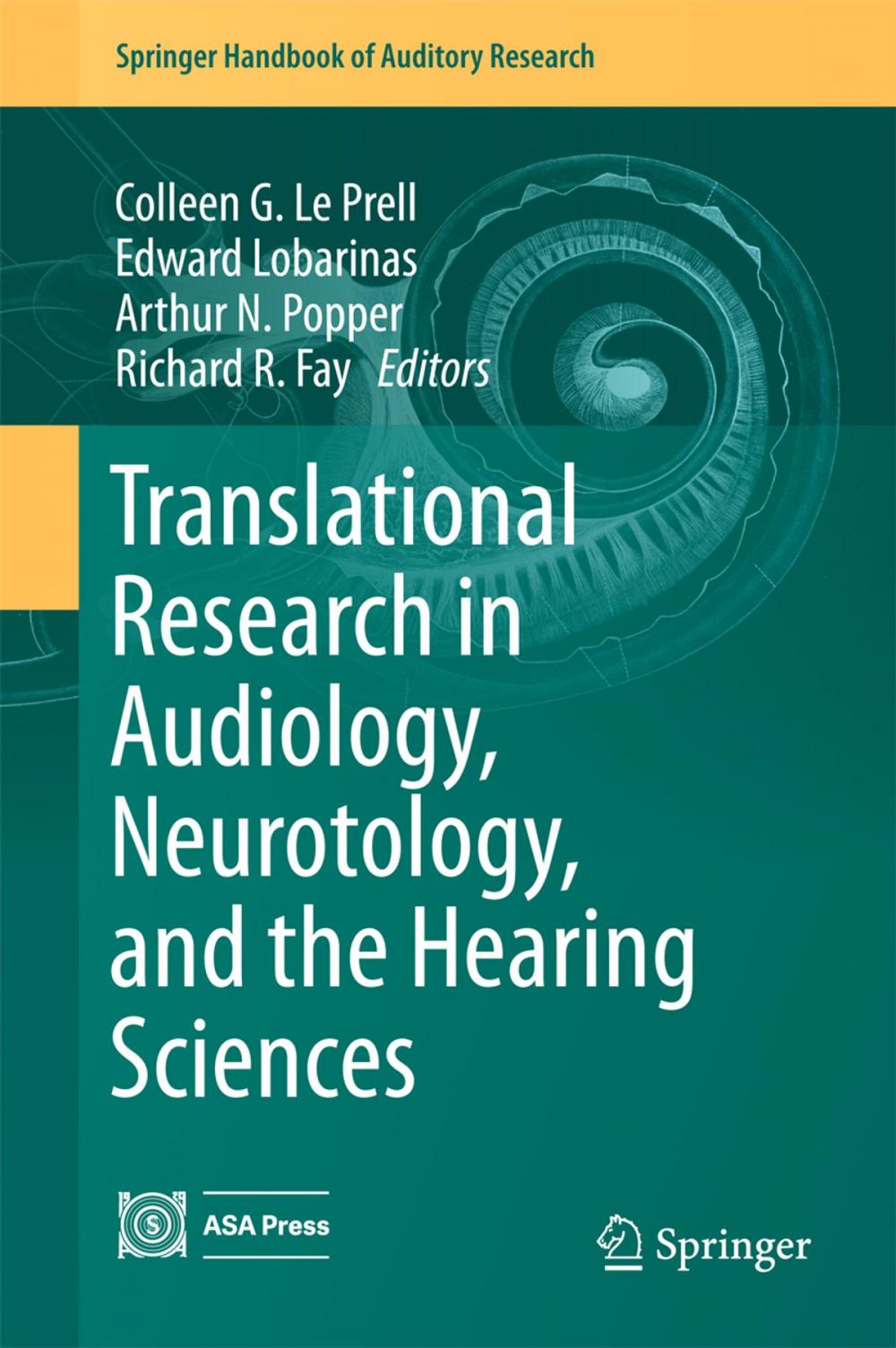 Big bigCover of Translational Research in Audiology, Neurotology, and the Hearing Sciences