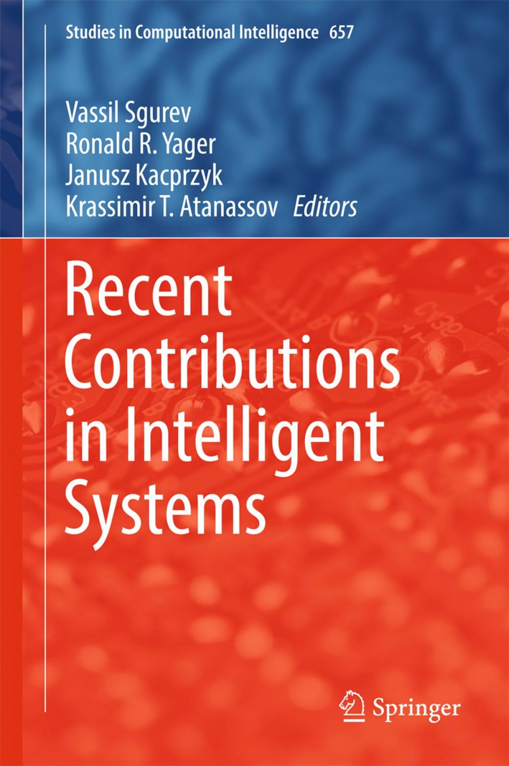 Big bigCover of Recent Contributions in Intelligent Systems