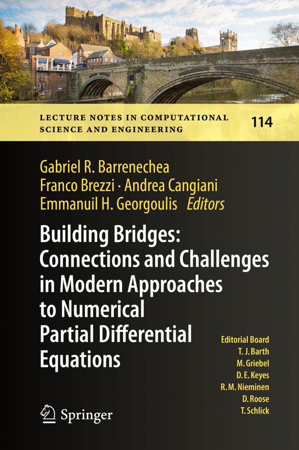 Big bigCover of Building Bridges: Connections and Challenges in Modern Approaches to Numerical Partial Differential Equations