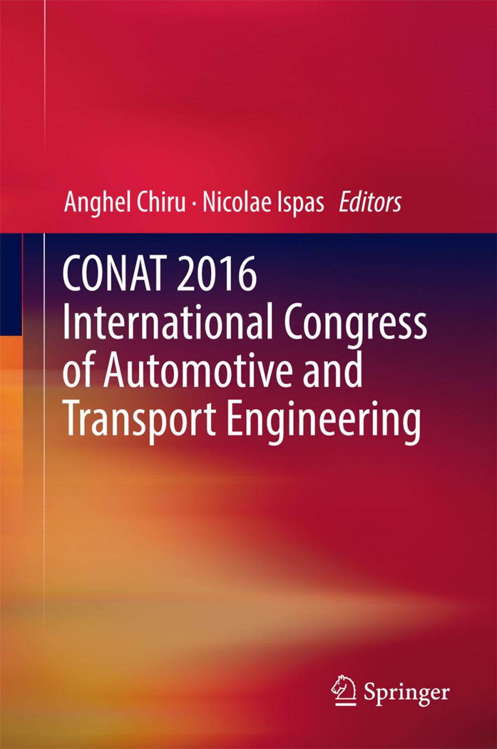 Big bigCover of CONAT 2016 International Congress of Automotive and Transport Engineering