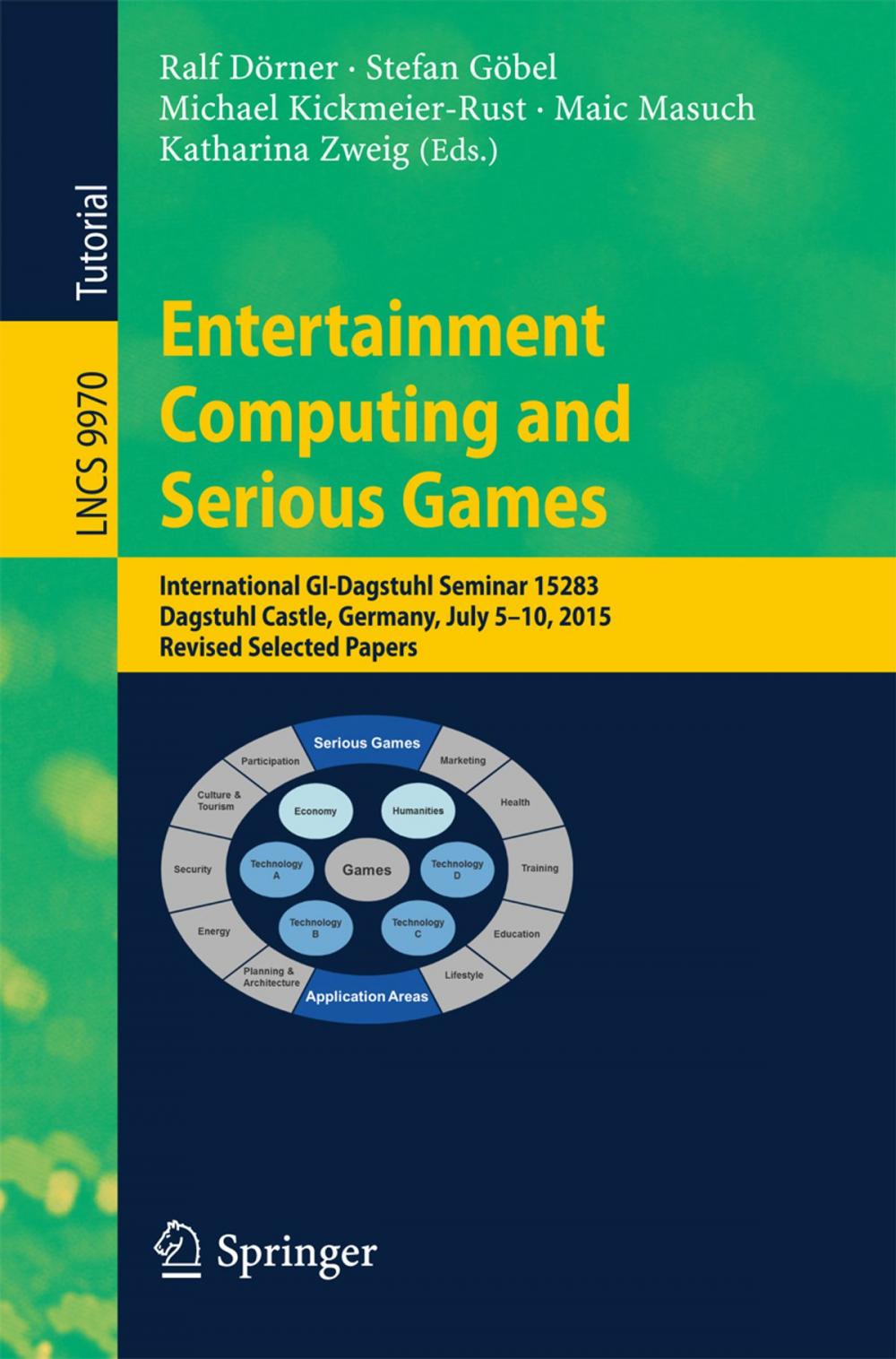 Big bigCover of Entertainment Computing and Serious Games