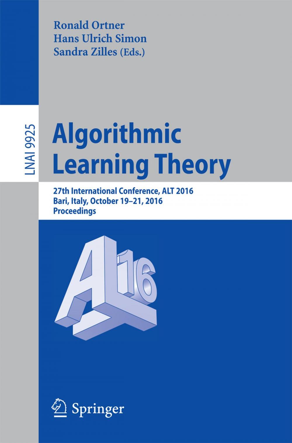 Big bigCover of Algorithmic Learning Theory