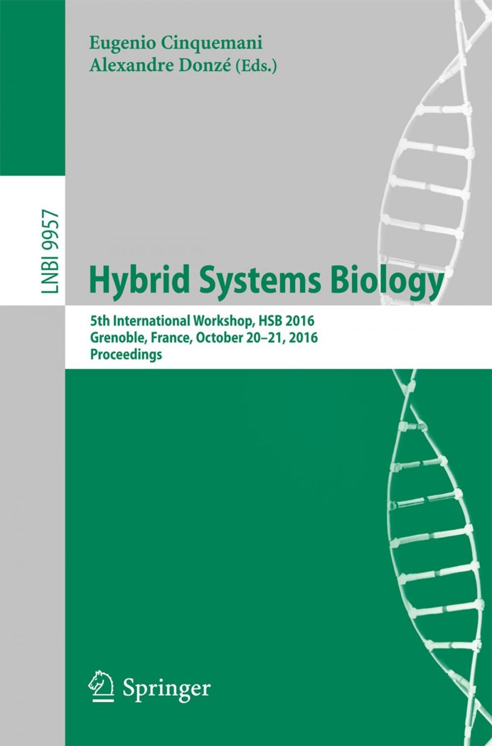 Big bigCover of Hybrid Systems Biology