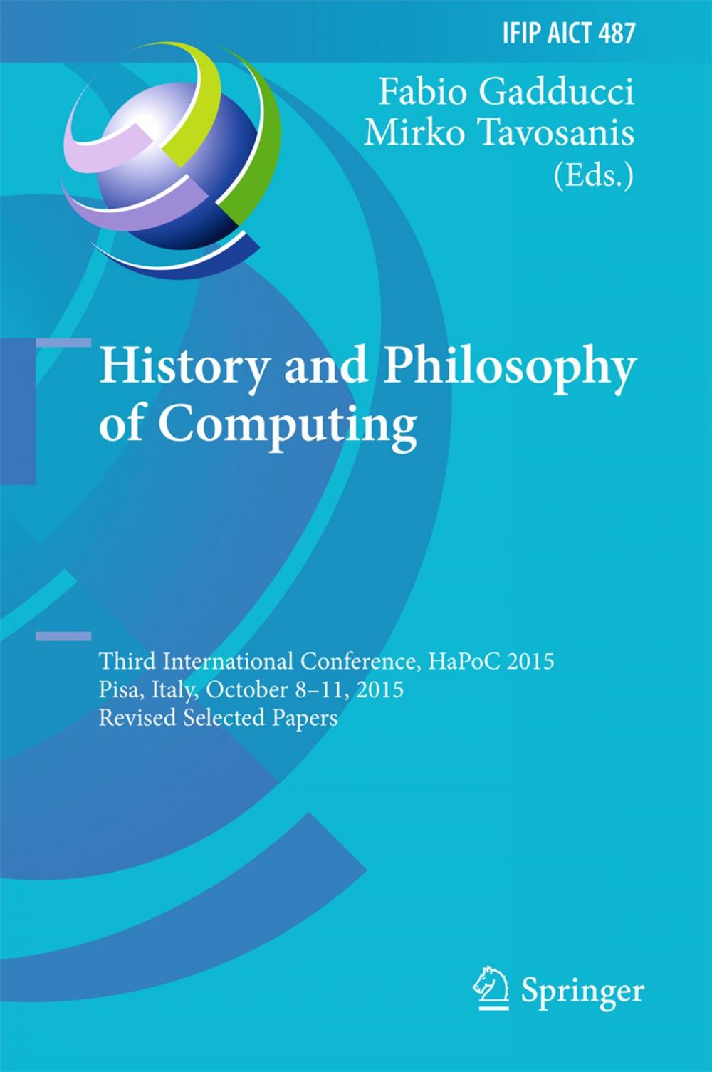 Big bigCover of History and Philosophy of Computing