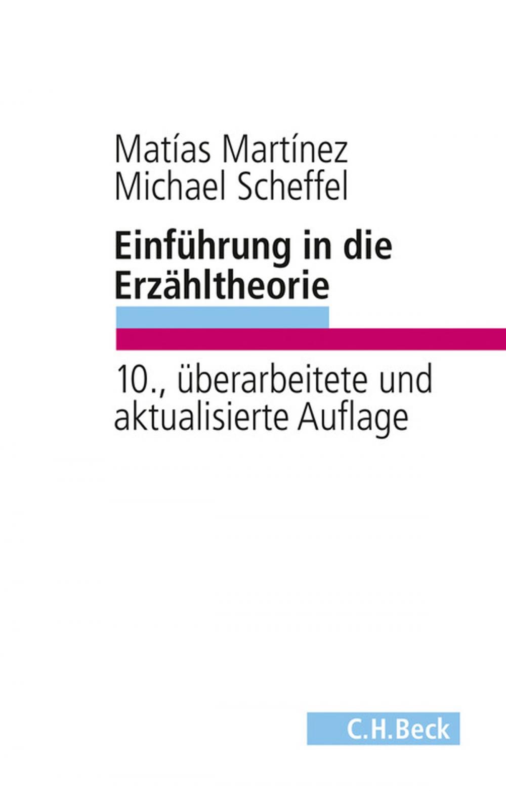 Big bigCover of Einführung in die Erzähltheorie