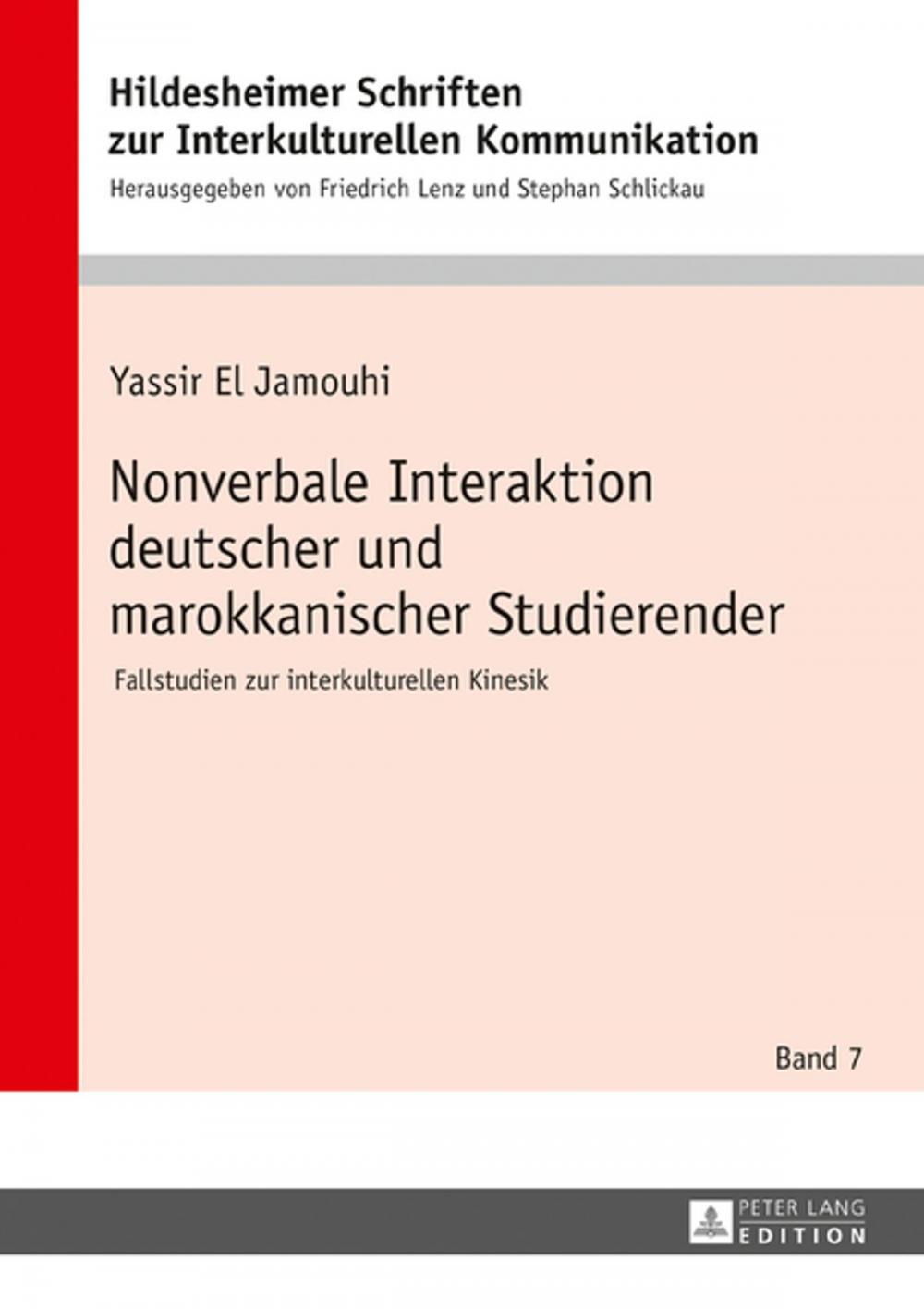 Big bigCover of Nonverbale Interaktion deutscher und marokkanischer Studierender