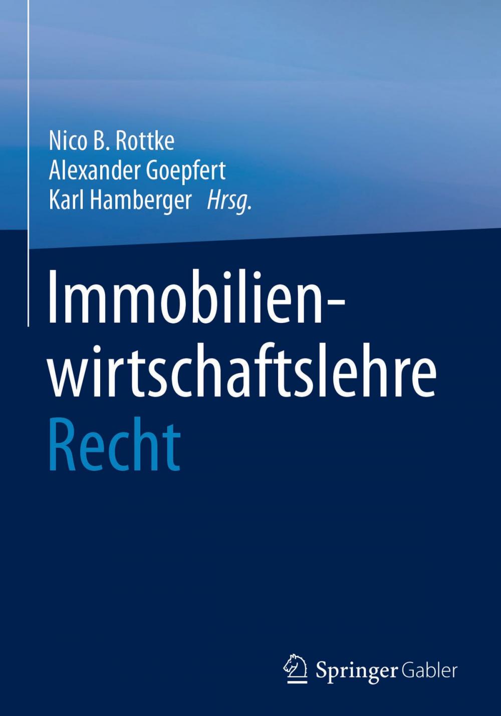 Big bigCover of Immobilienwirtschaftslehre - Recht